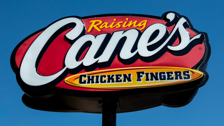 Radising Cane's sign