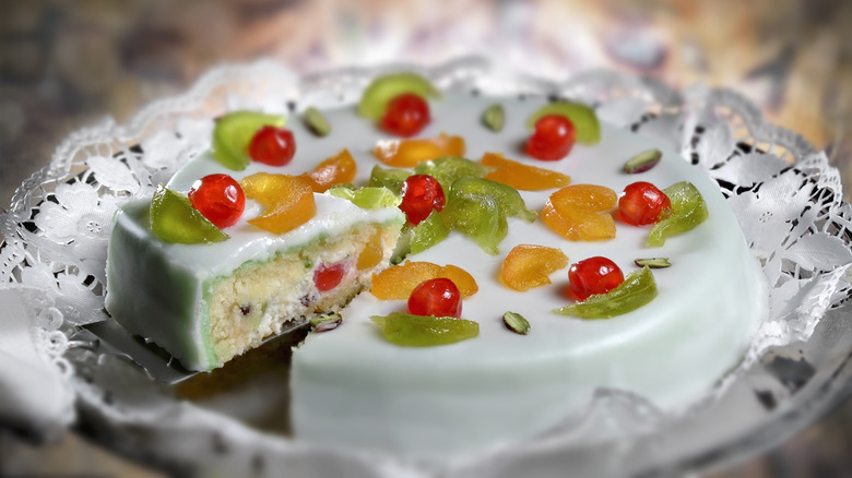 Traditional Sicilian cassata cake