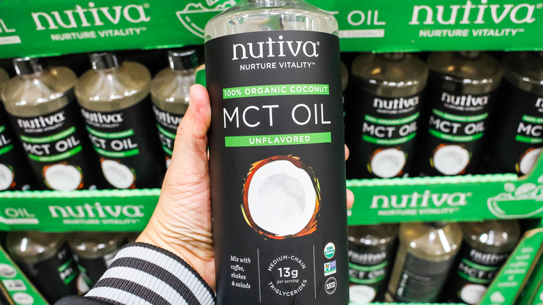 mct oil bottle