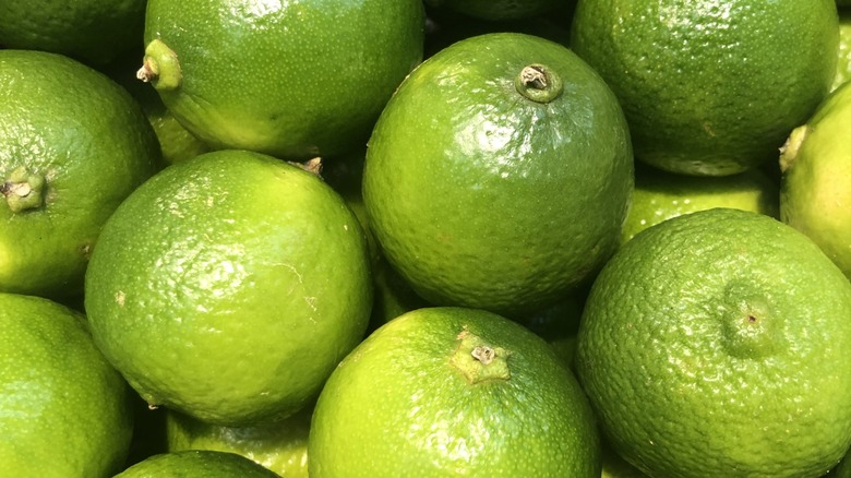 close up shot of limes