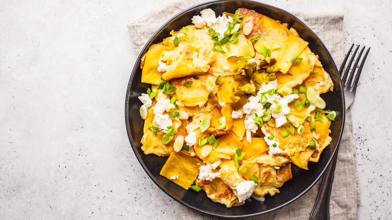 Migas on a plate