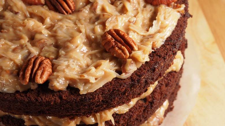 German chocolate cake