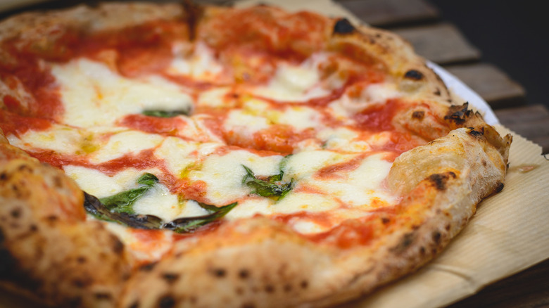 a margherita pizza 