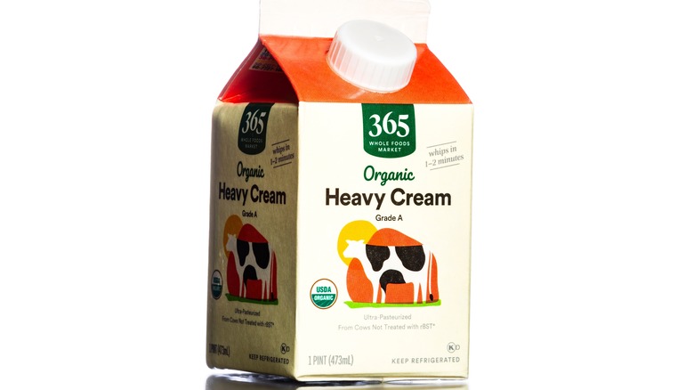 organic heavy cream