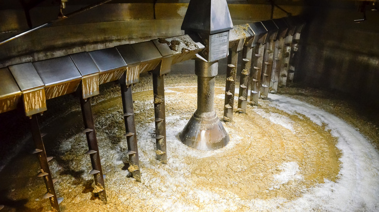 fermenting bourbon mash