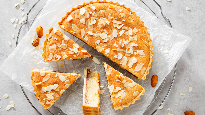 Almond bakewell tart