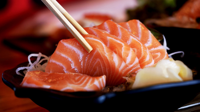 Sashimi closeup 