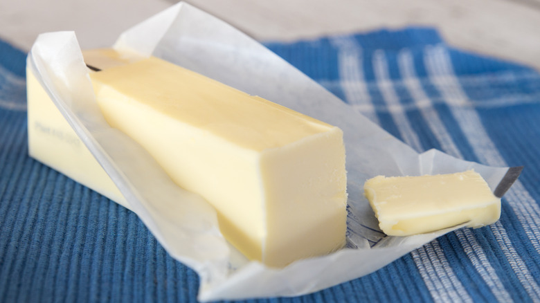 stick of sweet cream butter