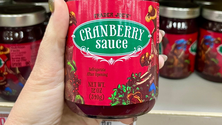 Trader Joe's jarred cranberry sauce