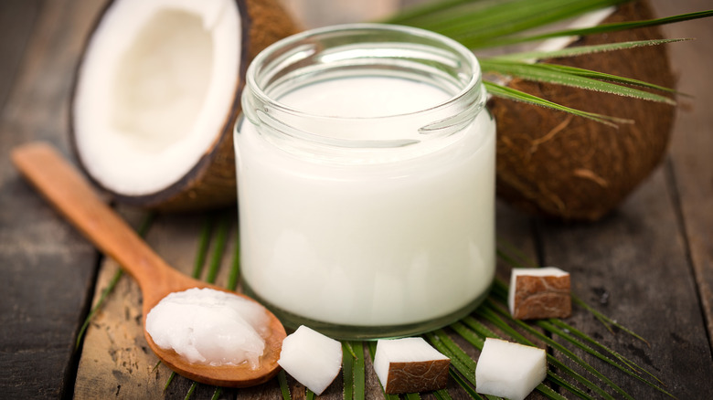 jar of coconut oil