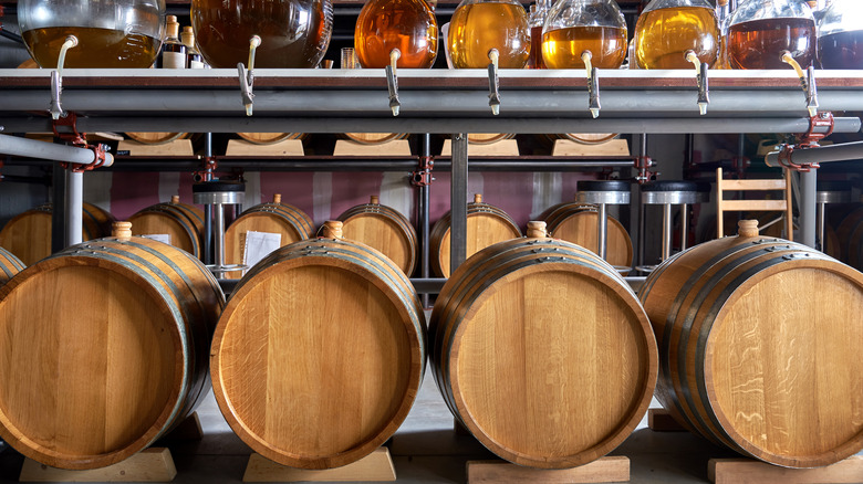 Whiskey barrels