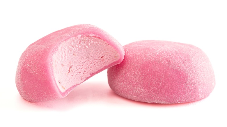 mochi with ice cream filling