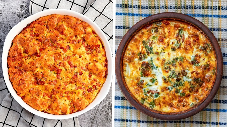 Frittata and strata comparison