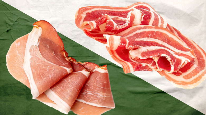 The Differences You Should Know Between Prosciutto And Pancetta
