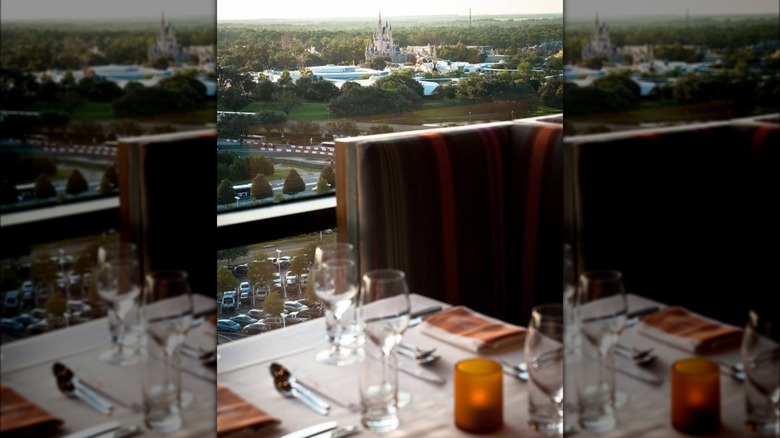 table at California grill