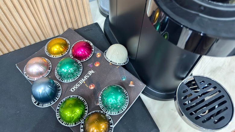 Nespresso Vertuo machine and pods