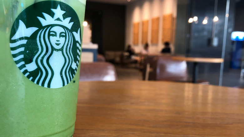 Starbucks iced matcha latte