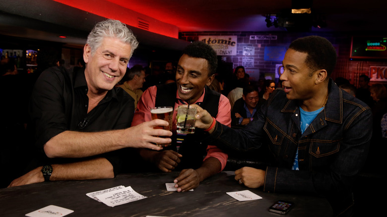 Anthony Bourdain and Marcus Samuelsson