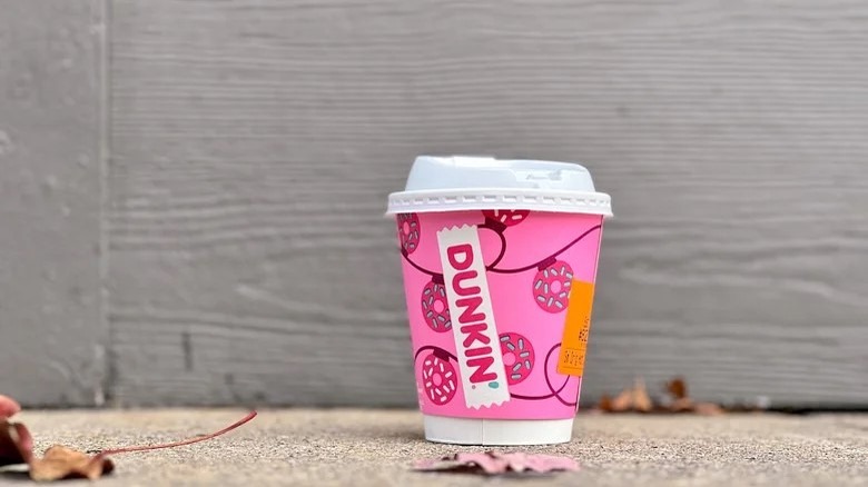 Dunkin' hot chocolate