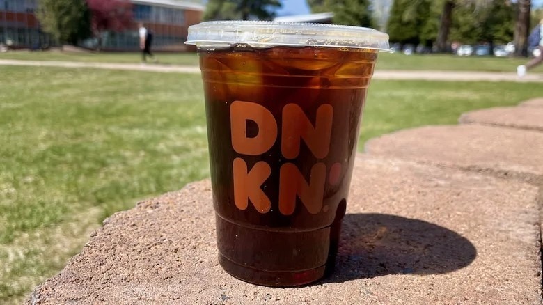 Iced coffee from Dunkin'