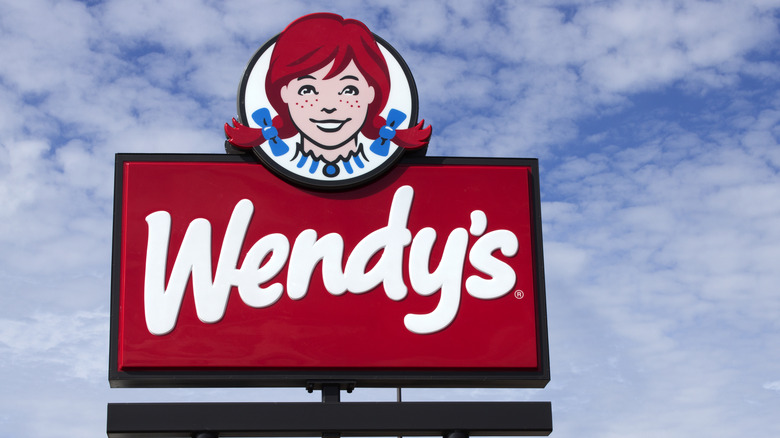 Wendy's restaurant sign 