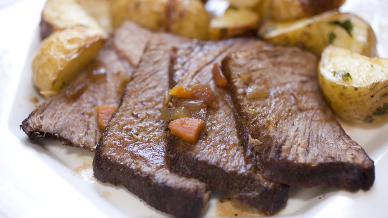 Pot roast meat