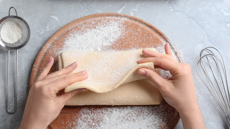 making laminated pastry