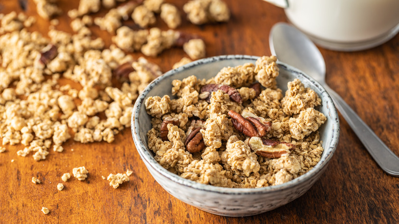 bowl of granola