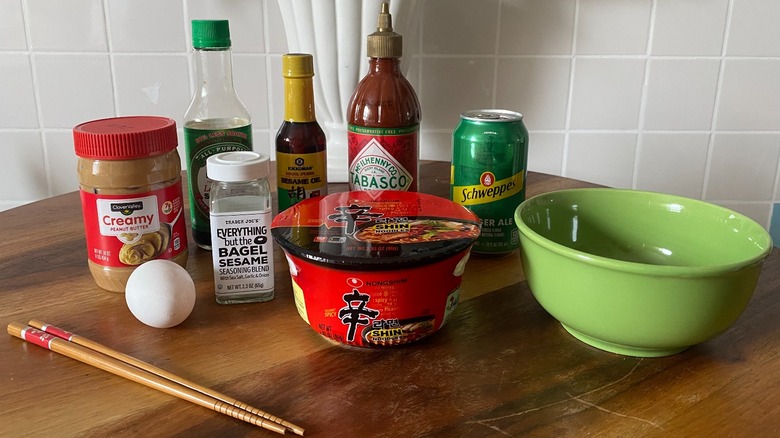 Ginger ale ramen ingredients