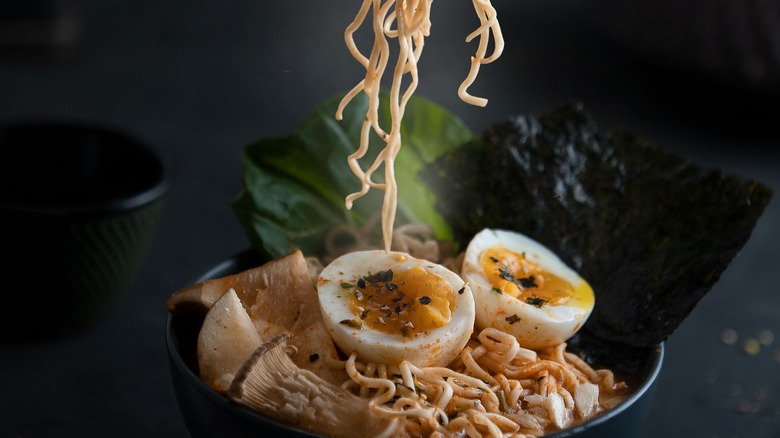 noodle bowl with egg