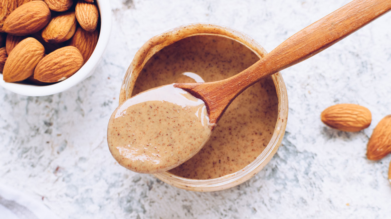 Homemade almond butter