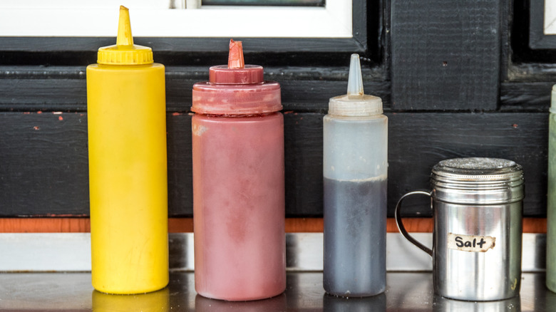 Variety of squeeze bottles