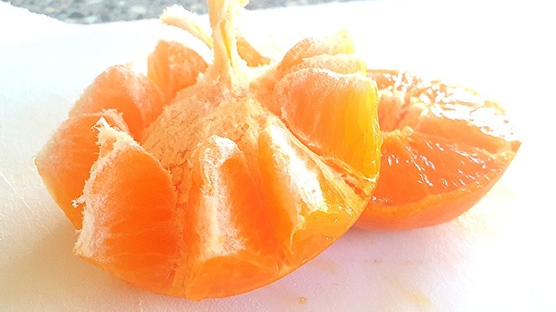 Sectioned orange