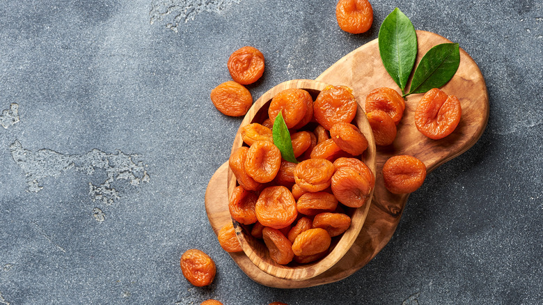 Dried apricots