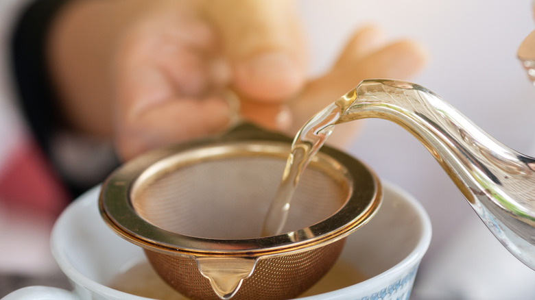 Tea strainer basket