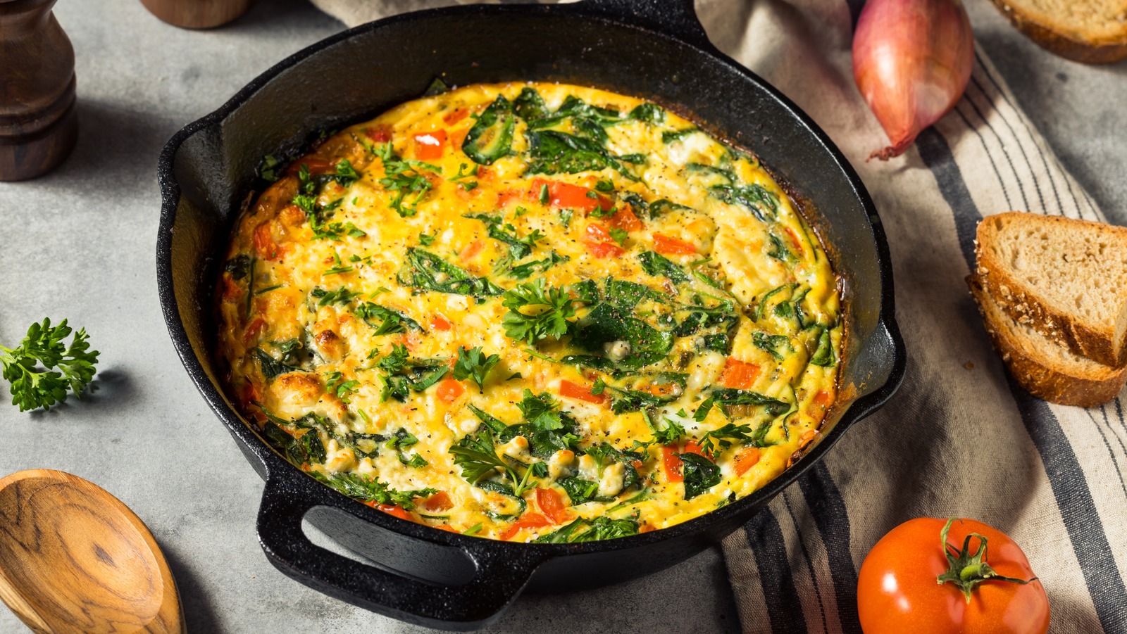 Frittata Recipe (Italian open-faced omelet)