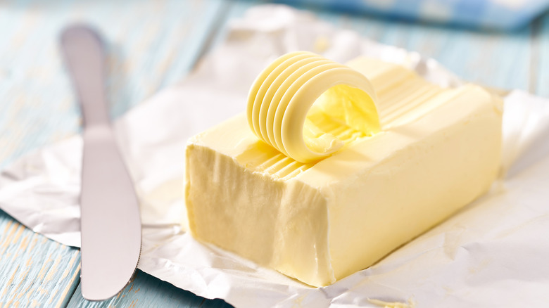 softened butter 