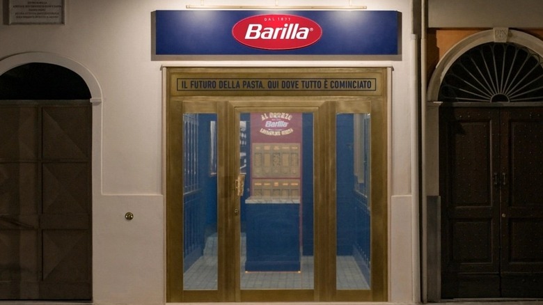 Exterior of Barilla shop