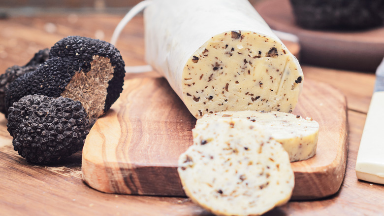 truffle butter with truffles