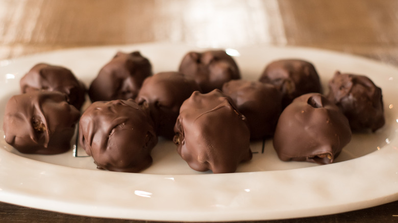 chocolate covered bourbon balls