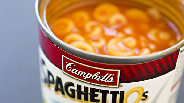 can of SpaghettiO's