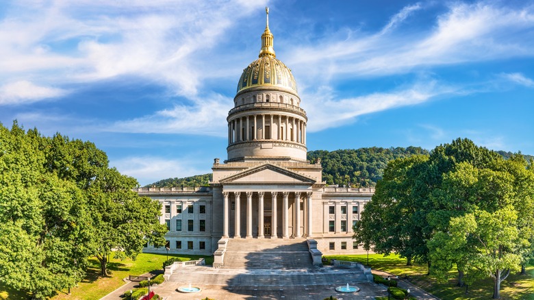 The West Virginia state capitol