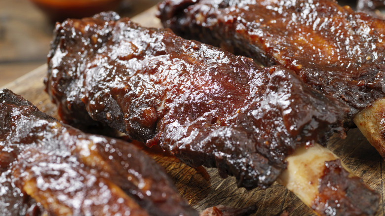 glazed beef ribs