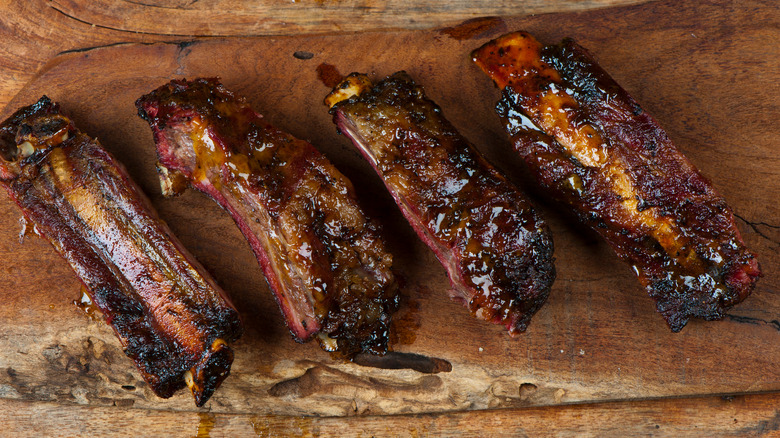 Texas-style barbecued ribs