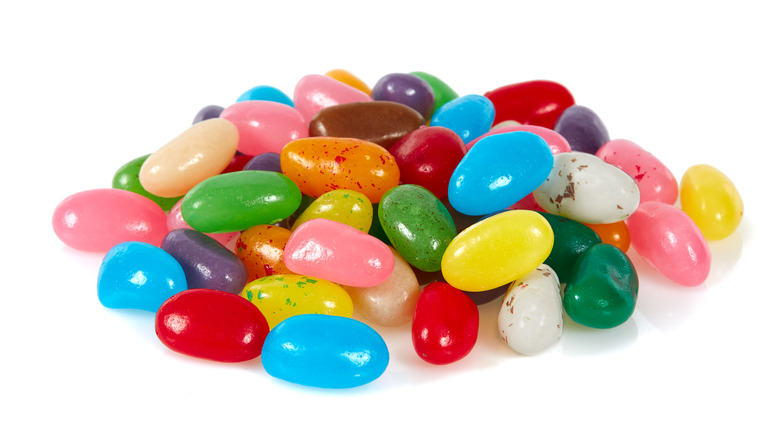 multicolored jelly beans