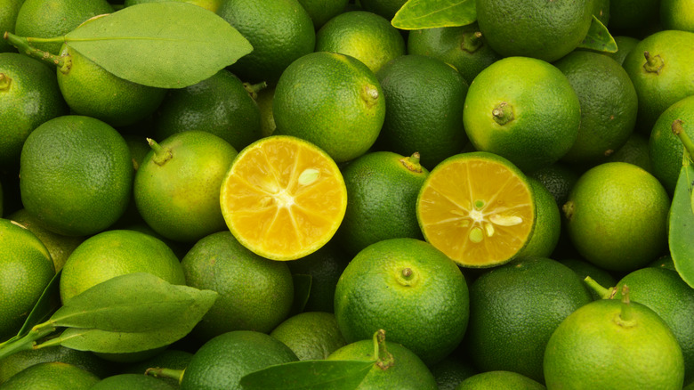 calamansi fruit background