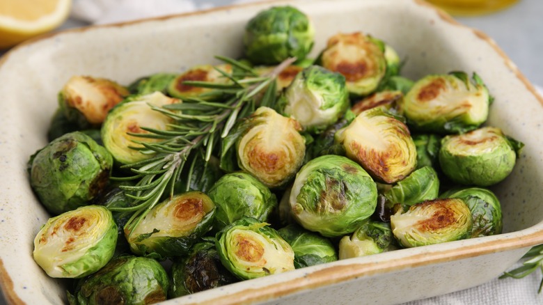 roasted Brussels sprouts