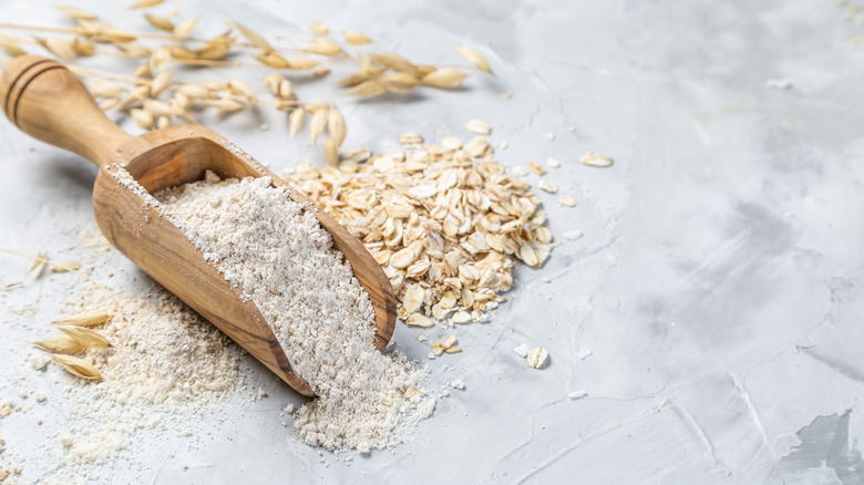 oat flour.