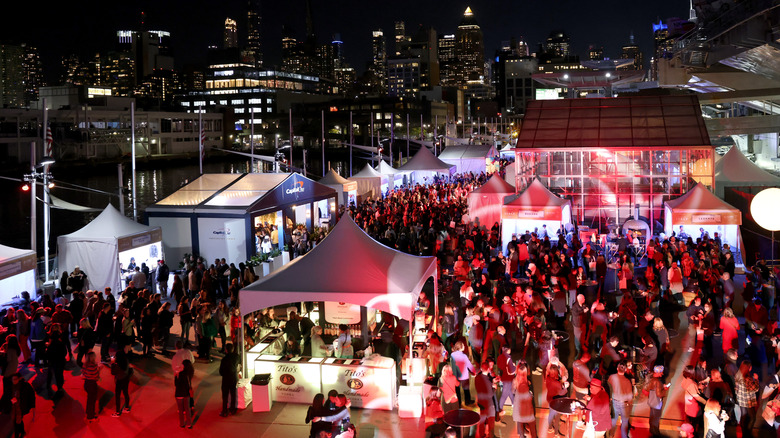 NYCWFF event under NYC skyline