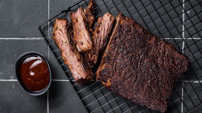 brisket with barbecue sauce